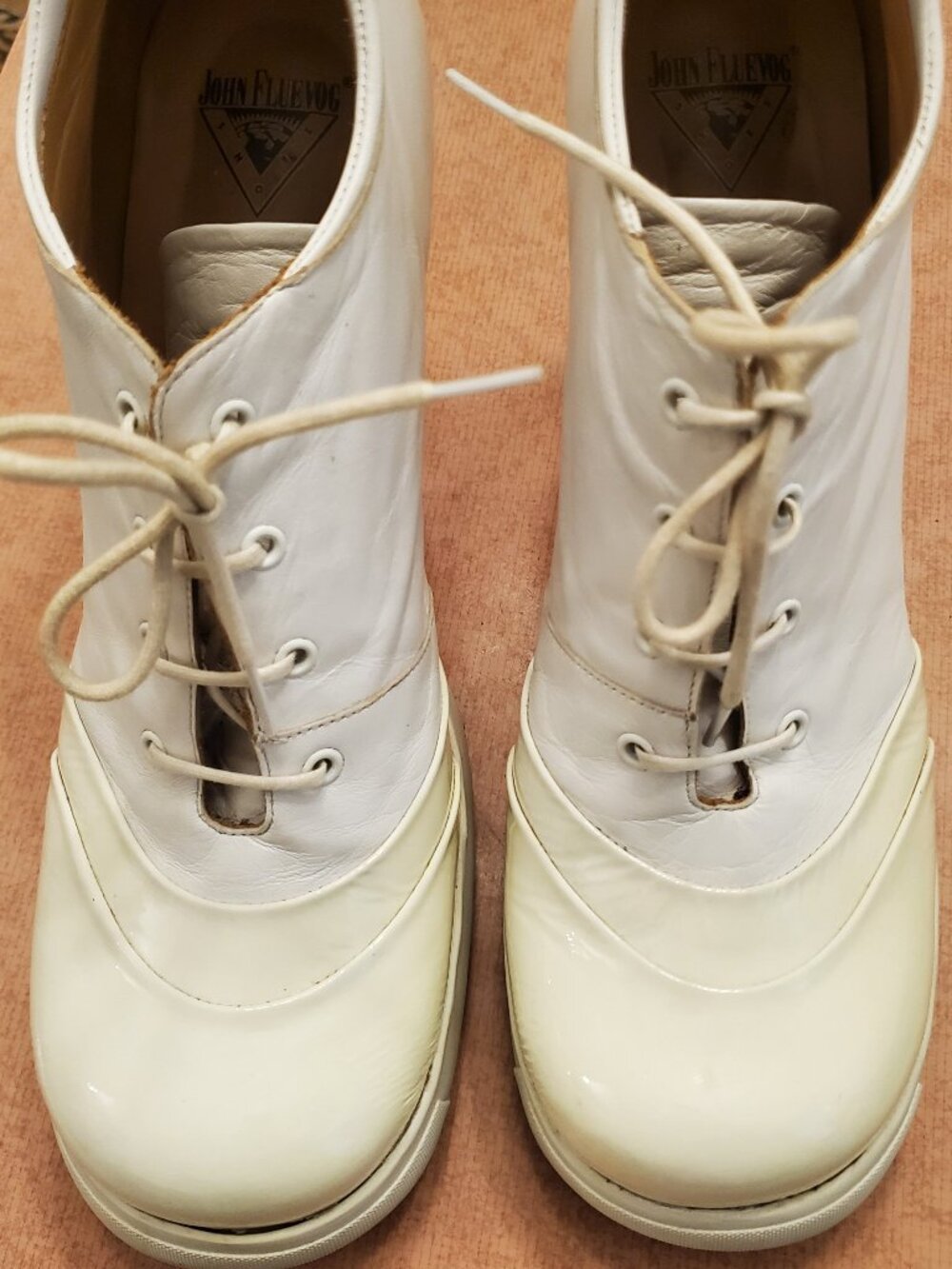 Fluevog Luxury Freeze Sova Sundae White Size 10 - Picture 10 of 11